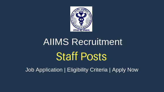 AIIMS Recruitment 2019