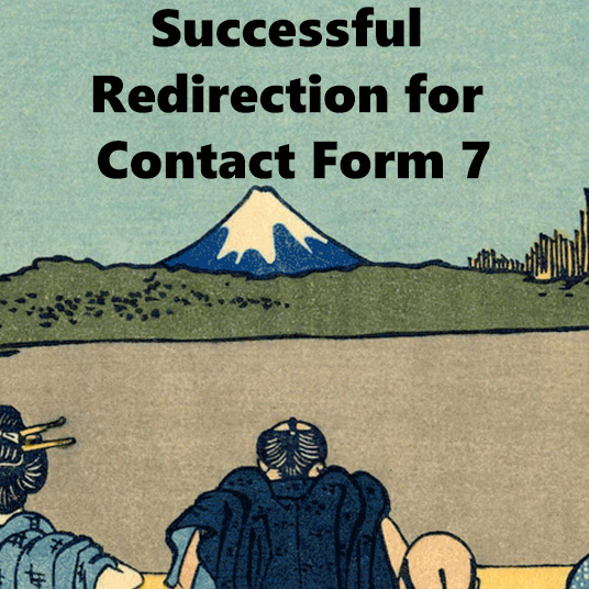 Successful Redirection for Contact Form 7